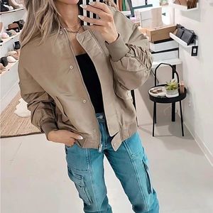 Just Black Ally Bomber jacket. Brand new with tags